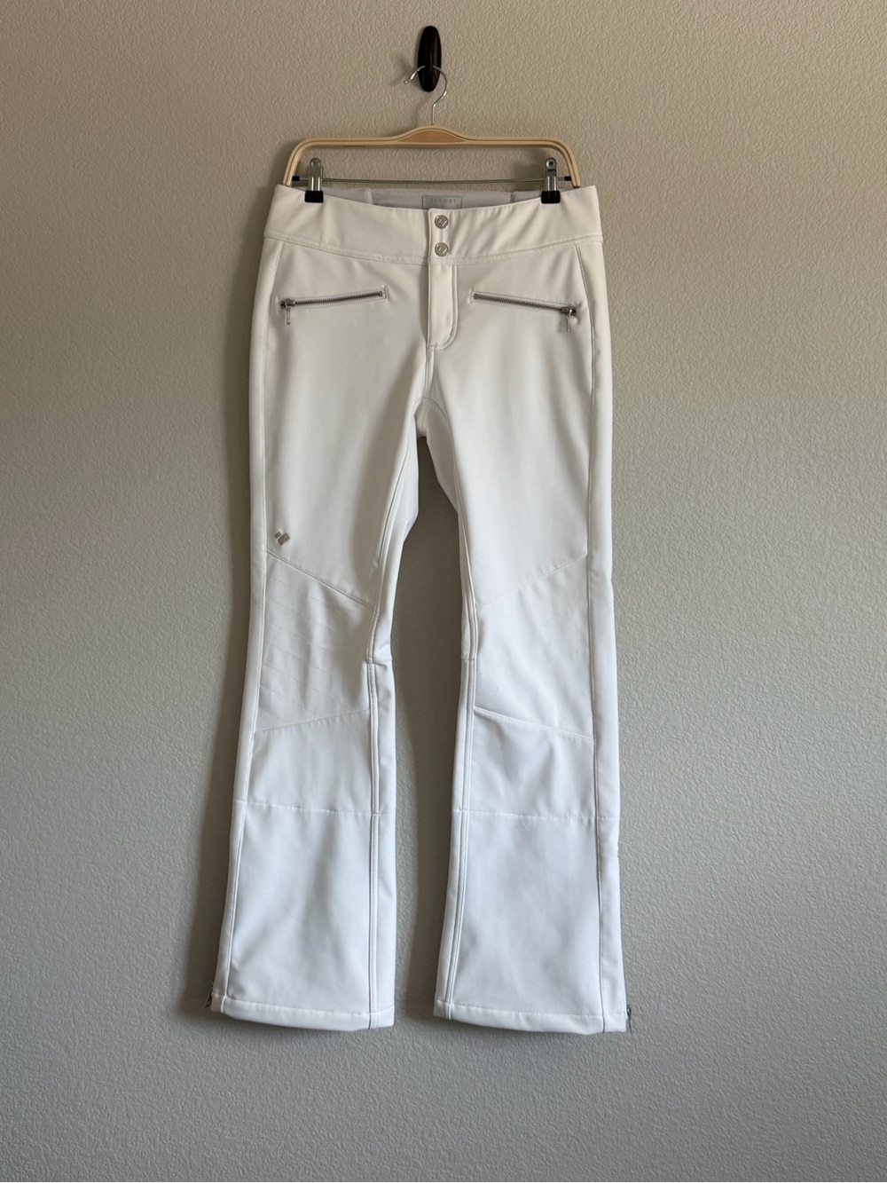 Obermeyer White Flare Ski Pants